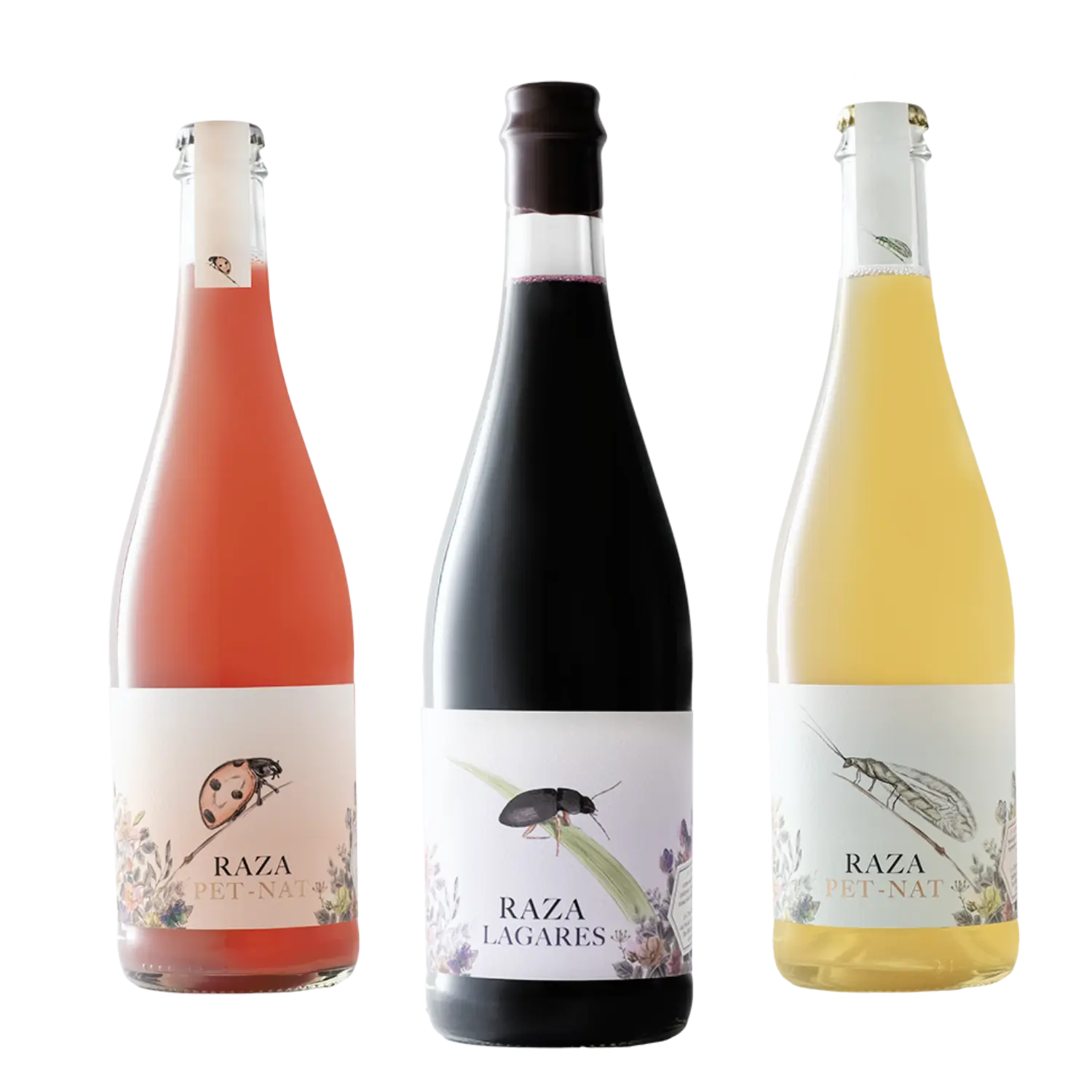 Garrafas do Pack Raza Natural